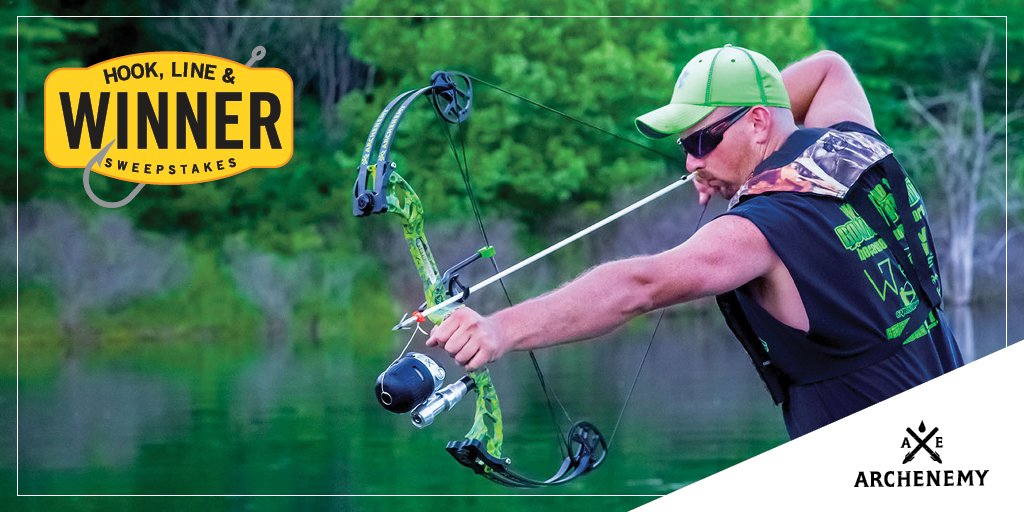 hbpRacing's tweet photo. Ready, set, bow! Get details for winning an Archenemy #bowfishing package @ https://t.co/cWrhGjcjcV #HookLineWinner https://t.co/bymiT0Aqtv