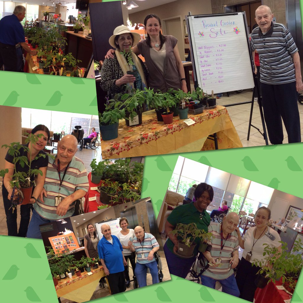 Thanks to everyone who supported our home by buying a plant at our Resident Garden Sale! What a great success!