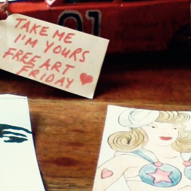 aapr333's tweet photo. #freeartfriday take home original pieces by locals at participating galleries 😍🎨 #miami #art https://t.co/9dmByIRksj
