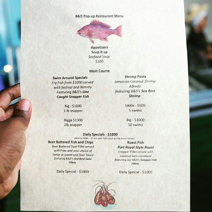bdtrawling's tweet photo. 10 minutes until our After Work Jam begins!!! Here's the menu. #seafood #bdtrawling #Jamaica https://t.co/9Pe6caplzQ