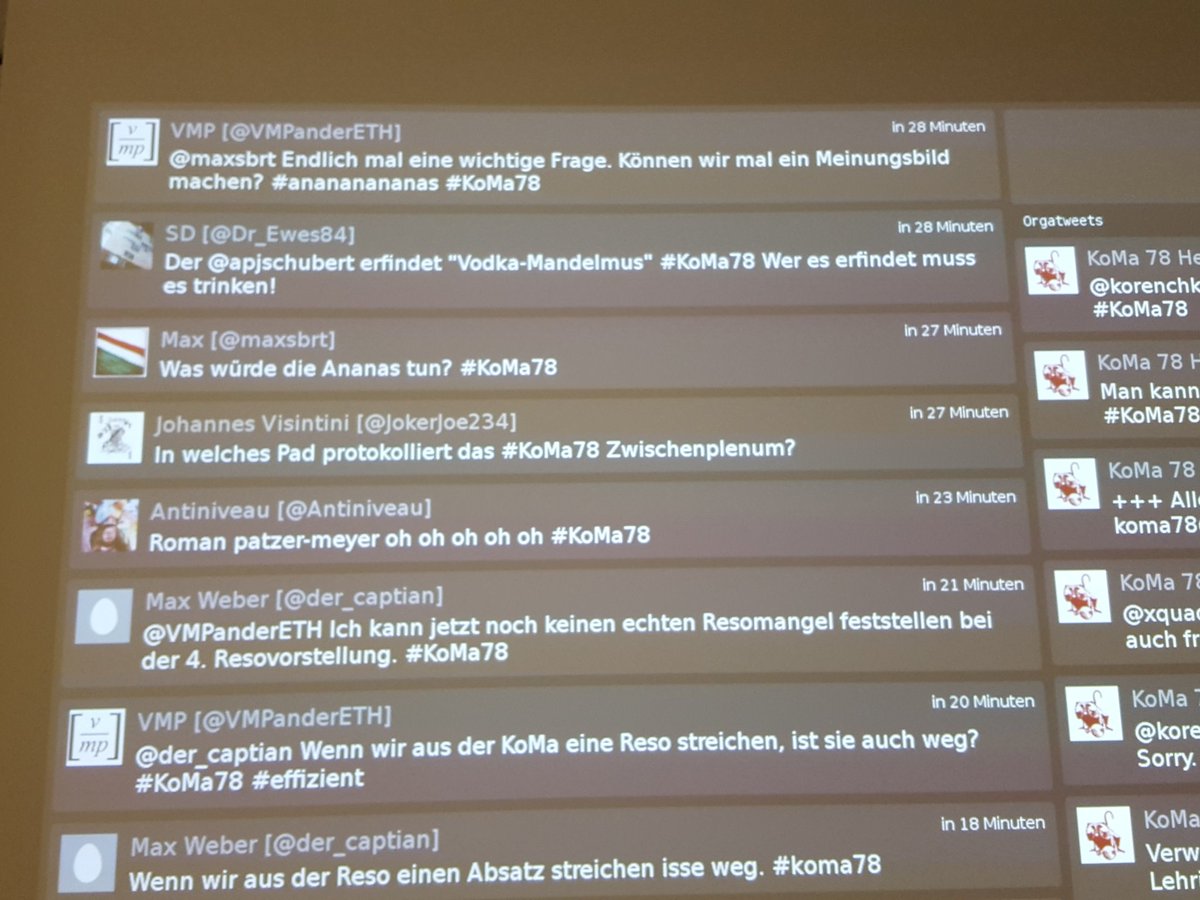VMPanderETH's tweet photo. Schön dass wir in die Zukunft twittern können #KoMa78 #SchnellerAlsDiePolizeiErlaubt https://t.co/taVnvKChIY