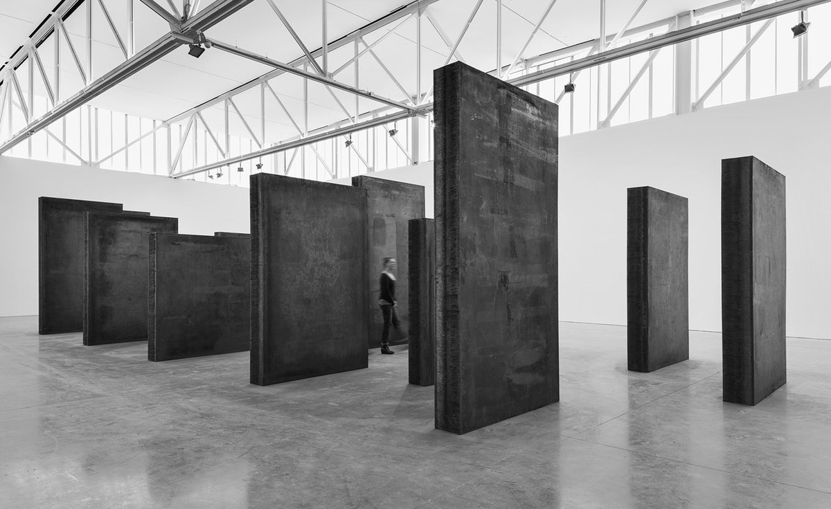 Gagosian's tweet photo. Heavy metal: #RichardSerra's weighty installations at Gagosian Gallery, NY
 @wallpapermag... https://t.co/GTQdxDmIwX https://t.co/jMtzLUxoXc