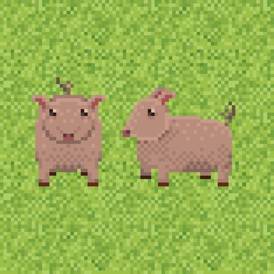 MartaCanPixel's tweet photo. Cute little #pixelart piggies for #MikuRPG! https://t.co/pQ4iNL6Jf2 https://t.co/57SfaYPGYg