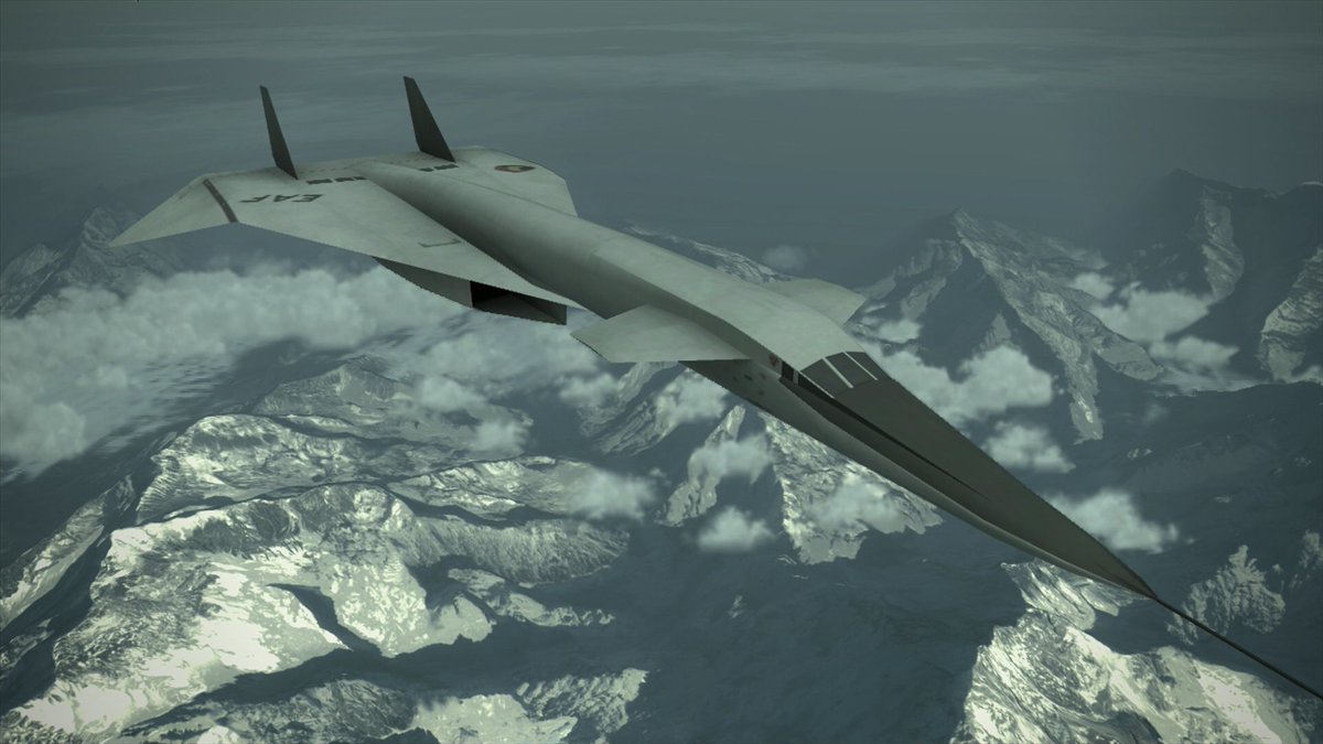 エースコンバット雑学bot 時々脱糞 Twitterissa Xb 70 事故と時代の流れにより無事死亡してしまった超音速爆撃機 しかしそのあまりにも美しい形状と 超音速爆撃機という属性が相まって未だに高い人気を誇っている 04で巡航ミサイルという相反する物と一緒に