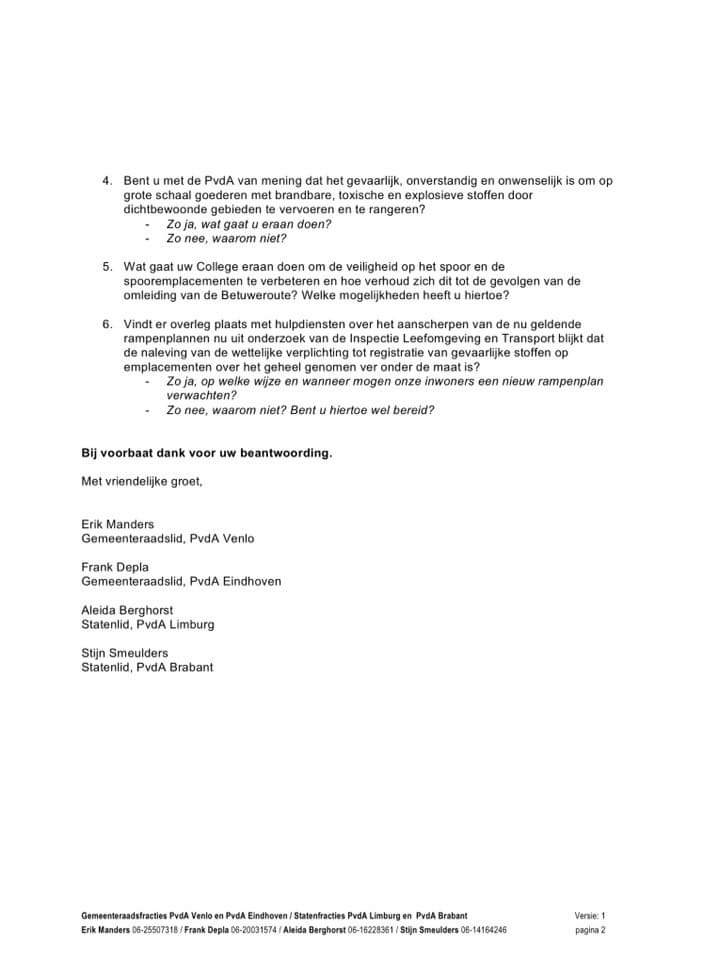<a href="/stijnsmeulders/">Stijn Smeulders</a> <a href="/PvdAVenlo/">PvdA Venlo</a> <a href="/PVDAEindhoven/">PvdA Eindhoven</a> <a href="/PvdALimburg/">PvdA Limburg</a> <a href="/ED_Helmond/">Eindhovens Dagblad</a> zo is dat #veiligheid boven alles! #brabantroute