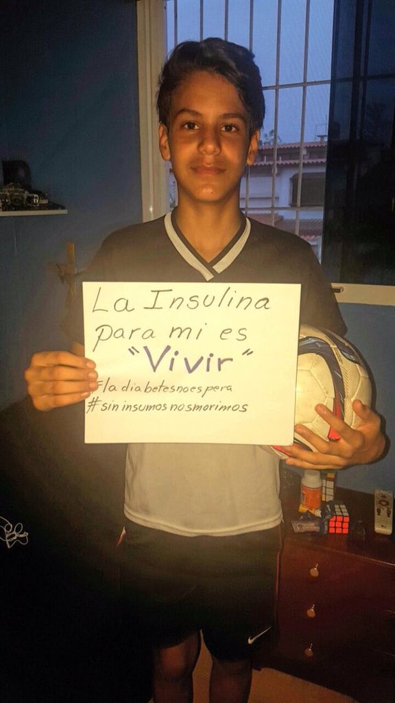venezolanoenpie's tweet photo. En Venezuela existen dos millones de diabéticos en riesgo, sin medicinas
Si no es su hijo a Ud no le importa? https://t.co/Mnk8b1gL0u