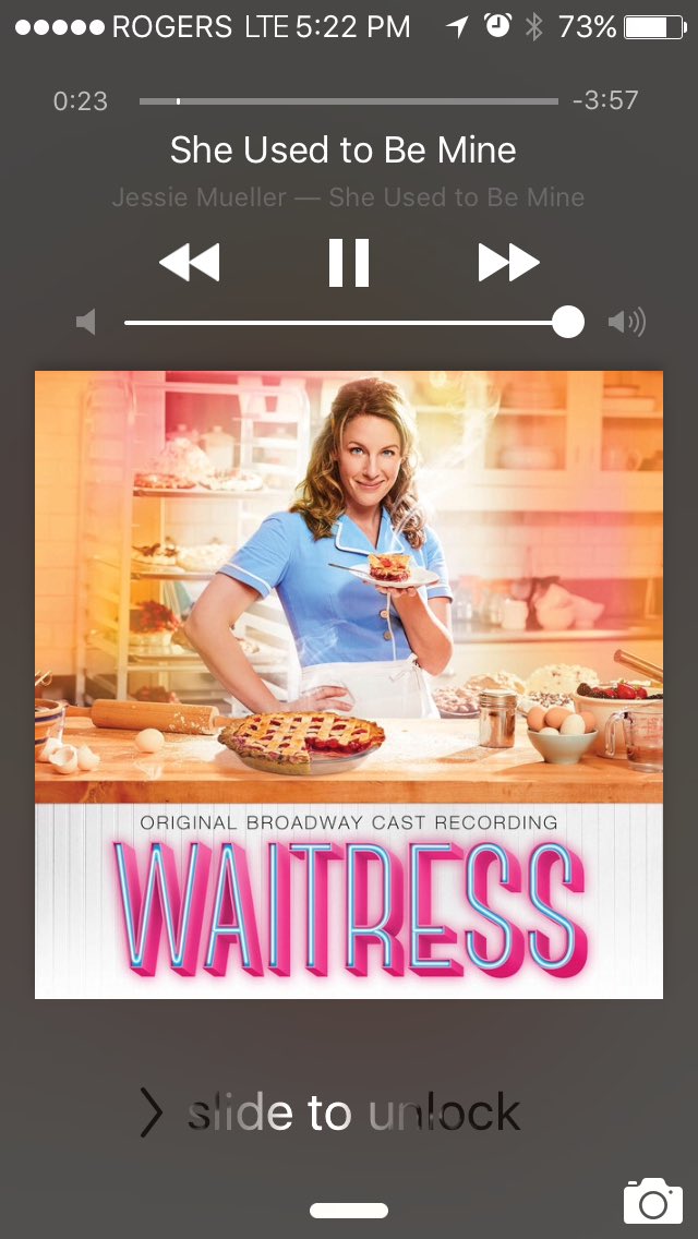 LindsATurner's tweet image. My commute from work tonight was 8 &quot;She Used to be Mine&quot;s. #unitsofmeasurement @WaitressMusical