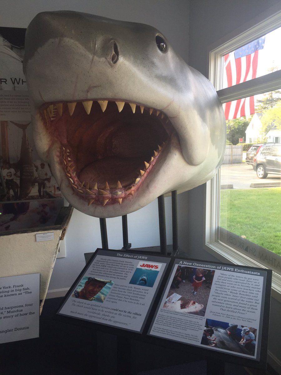 MA_Sharks's tweet photo. Checking out the @A_WhiteShark @TheSharkCenter Opens for the season this weekend. Be sure to stop by. https://t.co/OdqWgagau8