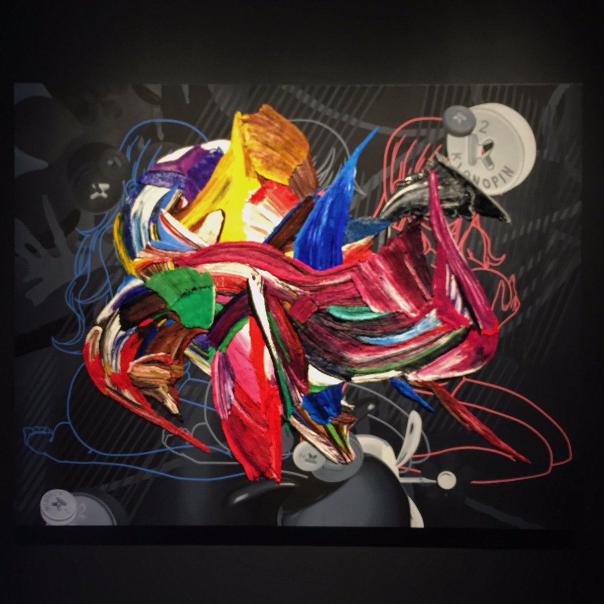 nomduhgloom's tweet image. worth the distraction. From  #desireobtaincherish &quot;Servant to Infinite Distraction&quot; at #UnixGallery til 6/18