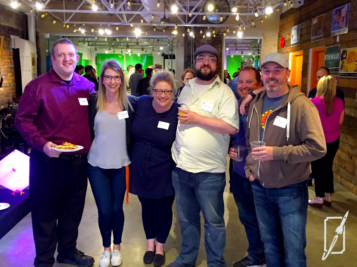 TicketRocket's tweet photo. Thank you to @VIATEC for hosting #viafest last night. Our team had a blast...and a little too much pizza. Oops 😁 https://t.co/SQITKrU4AB