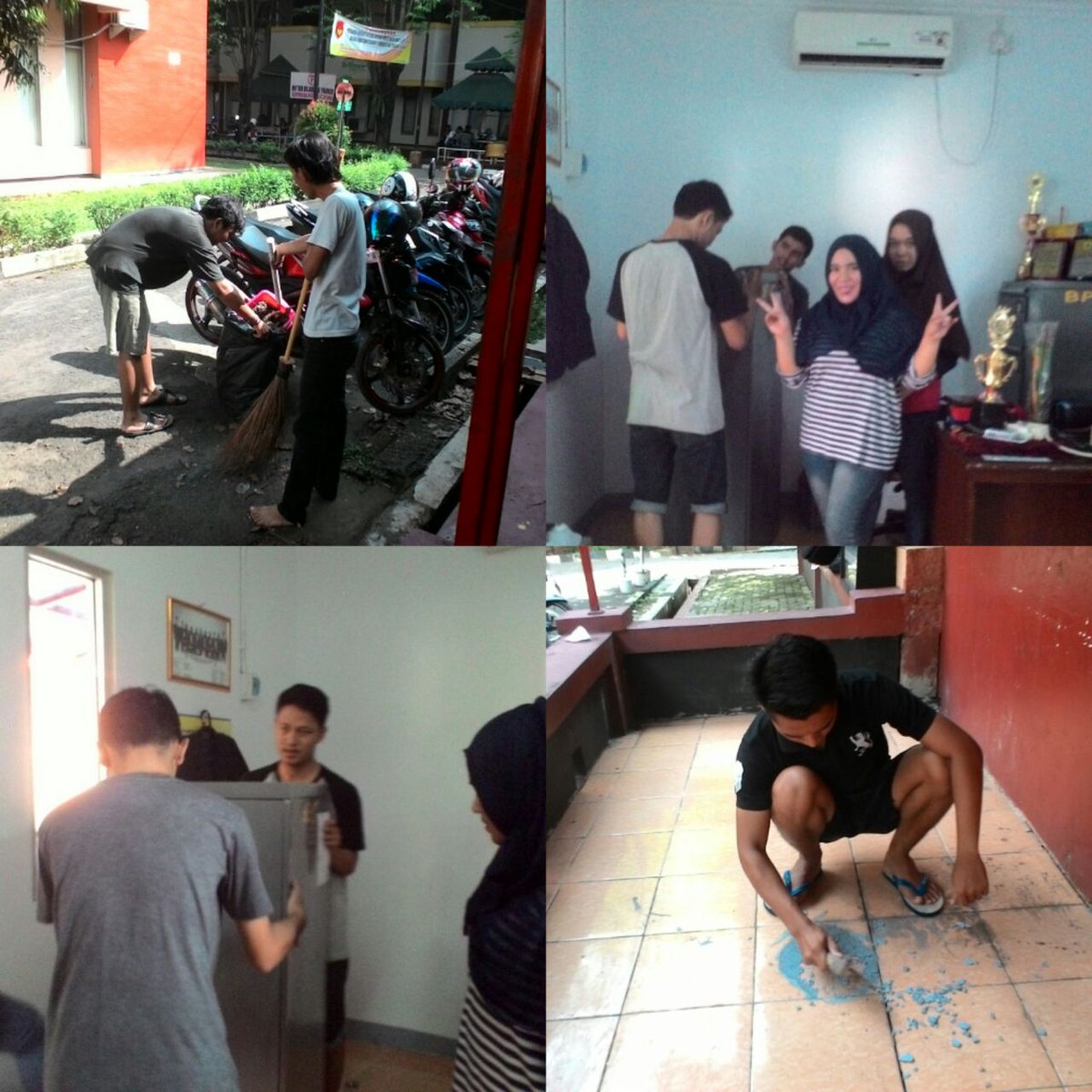 Kerja bakti sekret SEMA FE .