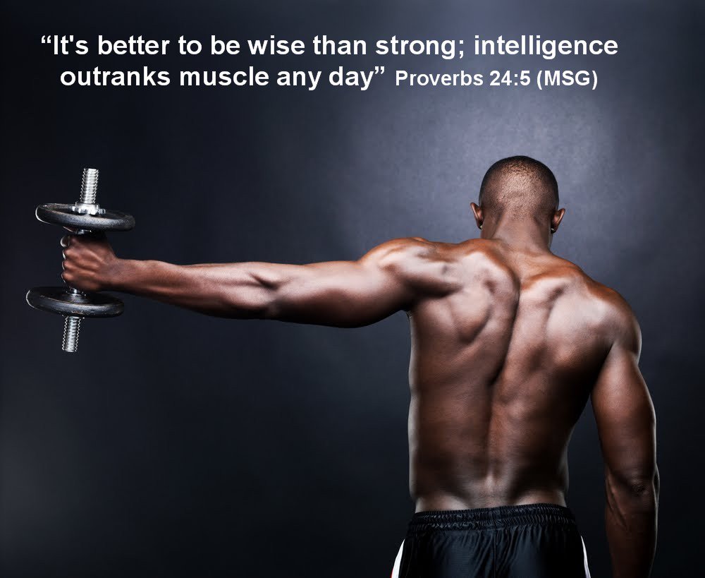 It is better to walk in the strength of the wisdom of God than rely on your own strengths!