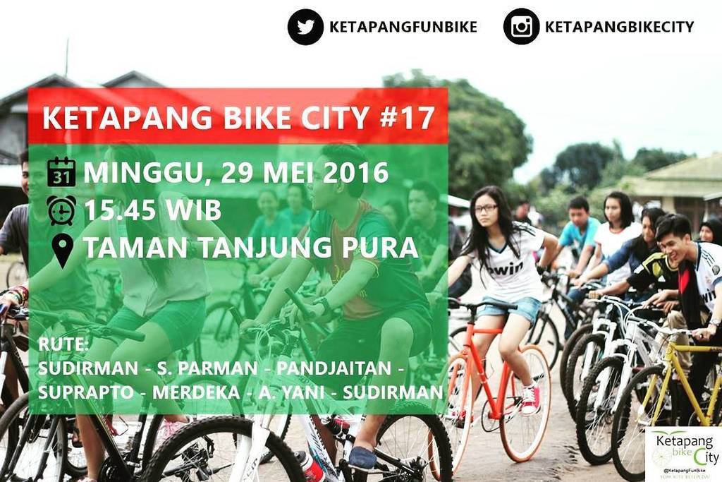 Besok minggu tgl 29 Mei!! #ketapang #KetapangBikeCity #Ngengkol #KBC17 #exploreketapang #k… instagram.com/p/BF78mewyRK5/