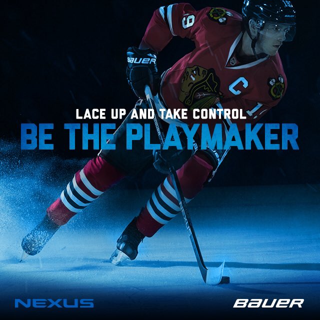BauerHockey's tweet photo. Lace up and take control. #NEXUS #BeThePlaymaker https://t.co/MyVMTJMQGT