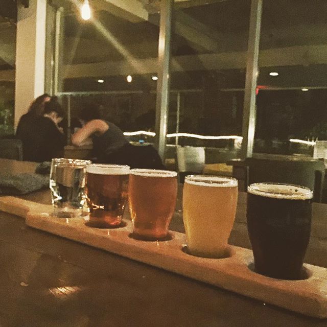 KoernersPub's tweet photo. A flight of craft at Koerner's #koerners #pub #beer #flight #craft #fridayfunday #ubc #yas 📷: @jennyjyp https://t.co/nqylpTmW4V