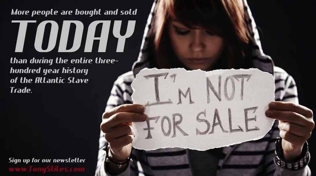 TonyStiles's tweet photo. Another person will become a victim of #HumanTrafficking  in less time than it will take for you to RT this tweet. https://t.co/eVoza3XUG4