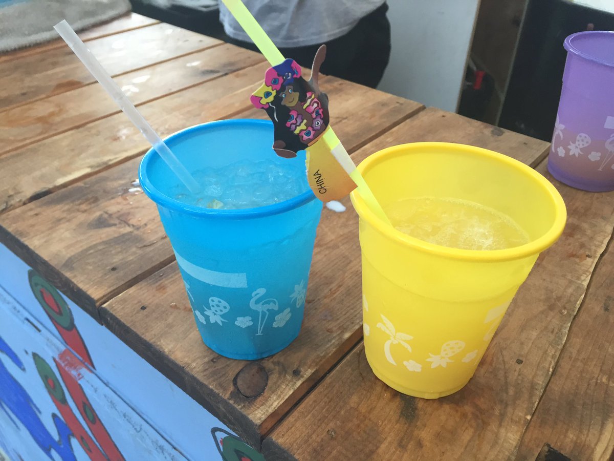 thesandbar's tweet photo. New drink on tap tonight: Island Girl! Serving drinks outside for @LawrenceBusker1! #lawrencebusker #weirdweekend https://t.co/1X23lHgyFu