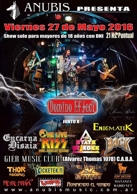 Anubis_Shows's tweet photo. Esta noche en Gier Music Club. https://t.co/MJTwzdEpTR