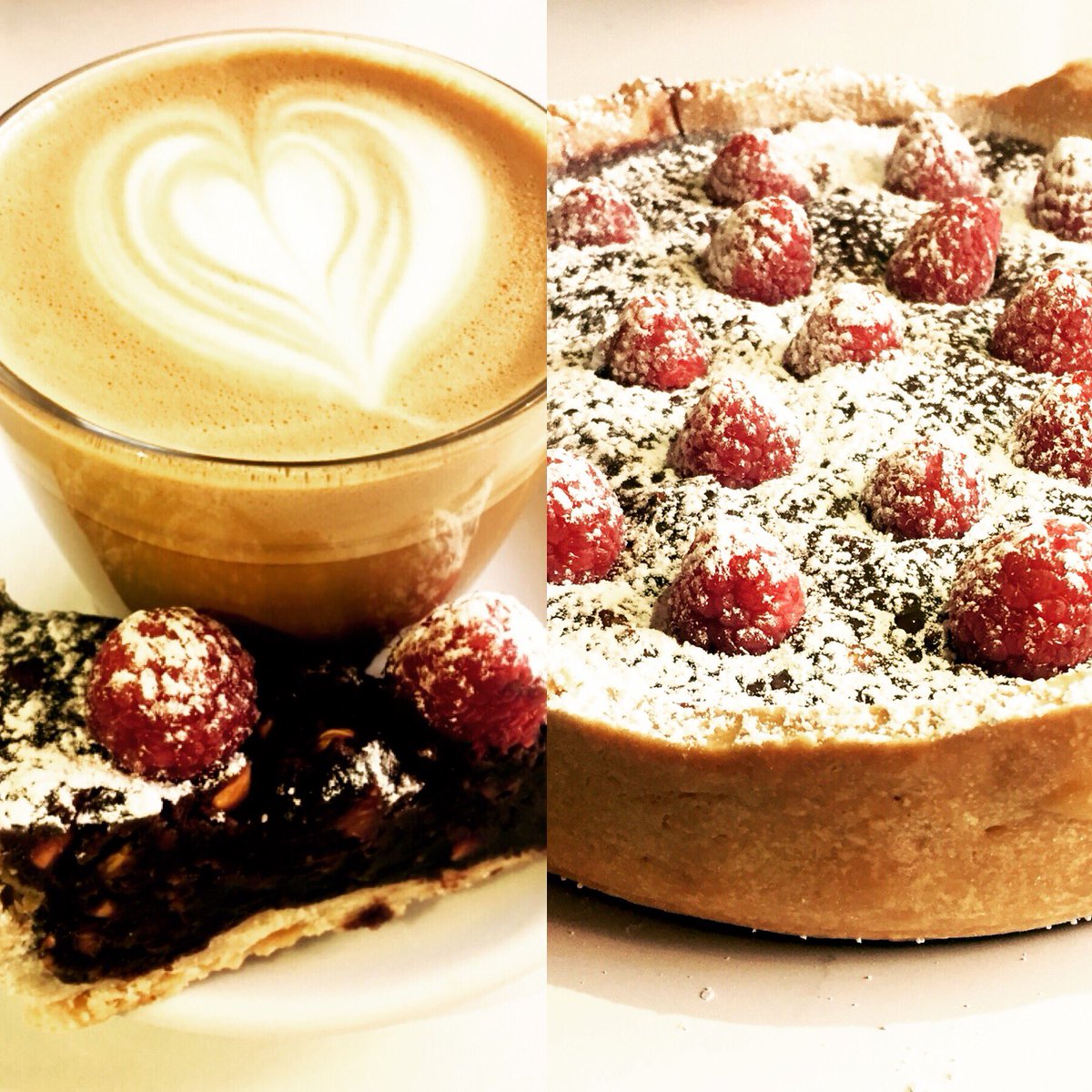 Chocolate hazelnut &amp; raspberry #tart <a href="/qftravelinsider/">Qantas Travel Insider</a> <a href="/TravelVictoria/">Travel Victoria</a> <a href="/greatoceanroad/">Great Ocean Road ...</a> <a href="/EpicureATtheage/">Epicure@theage</a> <a href="/stali/">Stali</a>