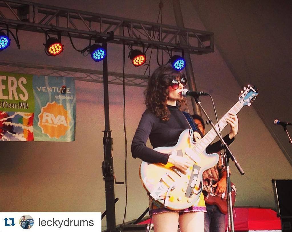 richmondscene's tweet photo. #Repost @leckydrums 😍😍😍😍😍😍😍😍
・・・
@natalieprass now on stage for #CheersRVA #RVAMUSIC @spacebomb #rva #fridaycheers https://t.co/YX9I0H8IQi