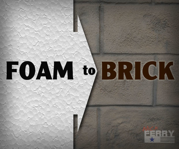 instructables's tweet image. How to Make Styrofoam Look Like Brick bit.ly/1QYix6G