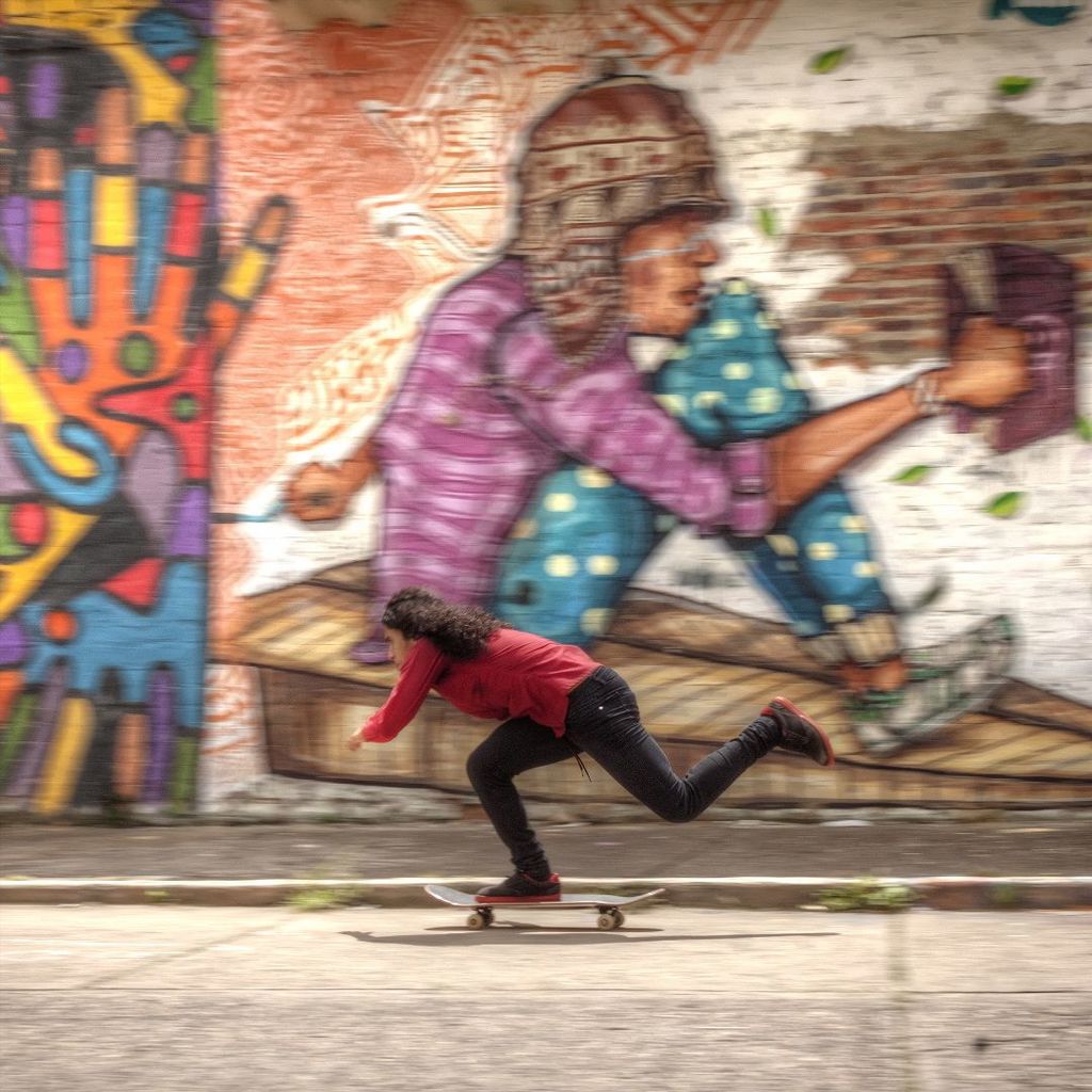 weskateboarder's tweet photo. sk8semo / Pushing in this #artwork of my crew #MeteMono / Rodando por esta obra de #arte de la familia! -- #skate #… https://t.co/UMKSIxdUfw
