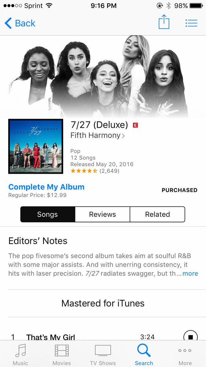 Finally got paid so I can buy this amazing masterpiece ❤️😍 thank you <a href="/FifthHarmony/">Fifth Harmony</a>