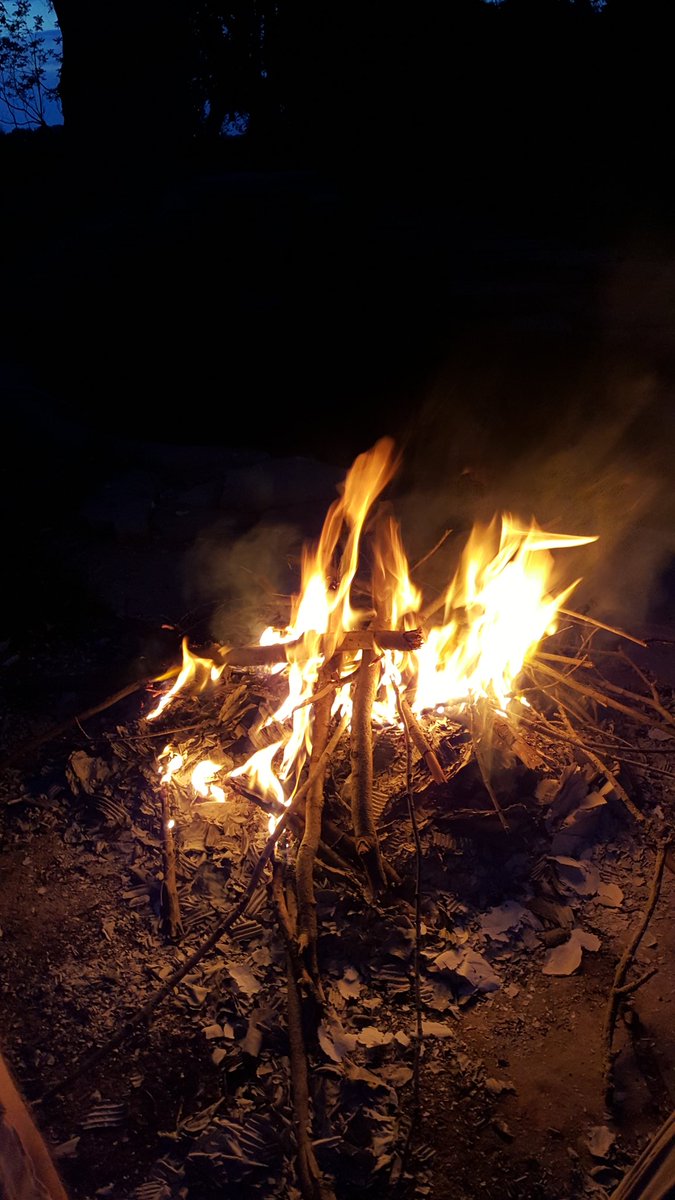 shawnredick's tweet photo. I'm guessing most of corn is in the ground in my area.9:30 and I'm home enjoying a campfire. #springrush2016 over!! https://t.co/rAR33dRij8