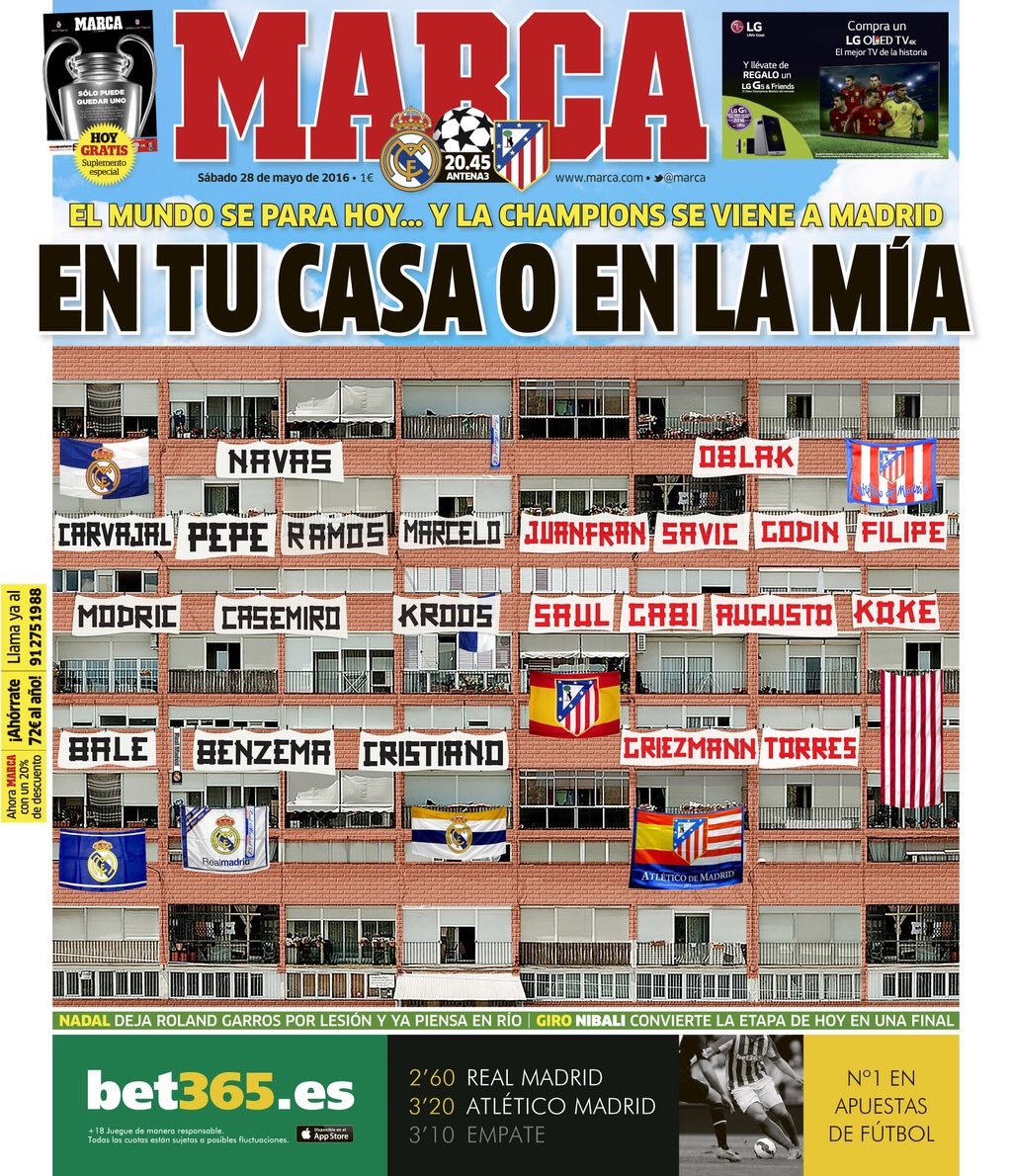 PabloStecco's tweet photo. Qué linda que es la tapa de Marca Pibe! FINAL #CHAMPIONSxESPN https://t.co/D5Yey8KjXZ