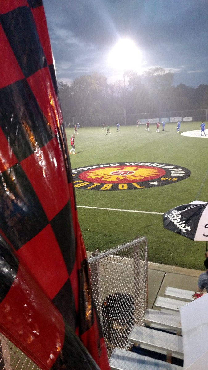 CapCity56ers's tweet photo. Travel doesn't matter, rain doesn't matter, scoreline doesn't matter, we will always be here @Madison56ersPLA https://t.co/jL8nWhiU5P