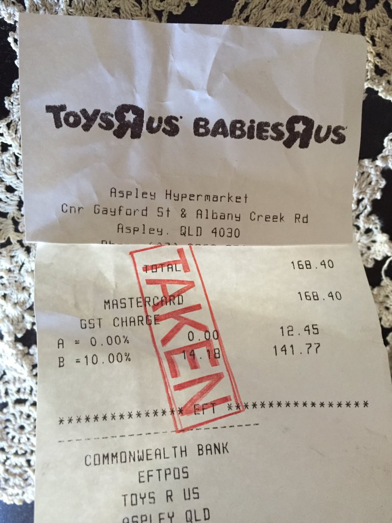 McNeilAllan's tweet photo. Either I've collected this item from @BabiesRUs or the cashier is a fan of @LiamNeesonActor films #Iwillfindyou https://t.co/TfwkdW81n6