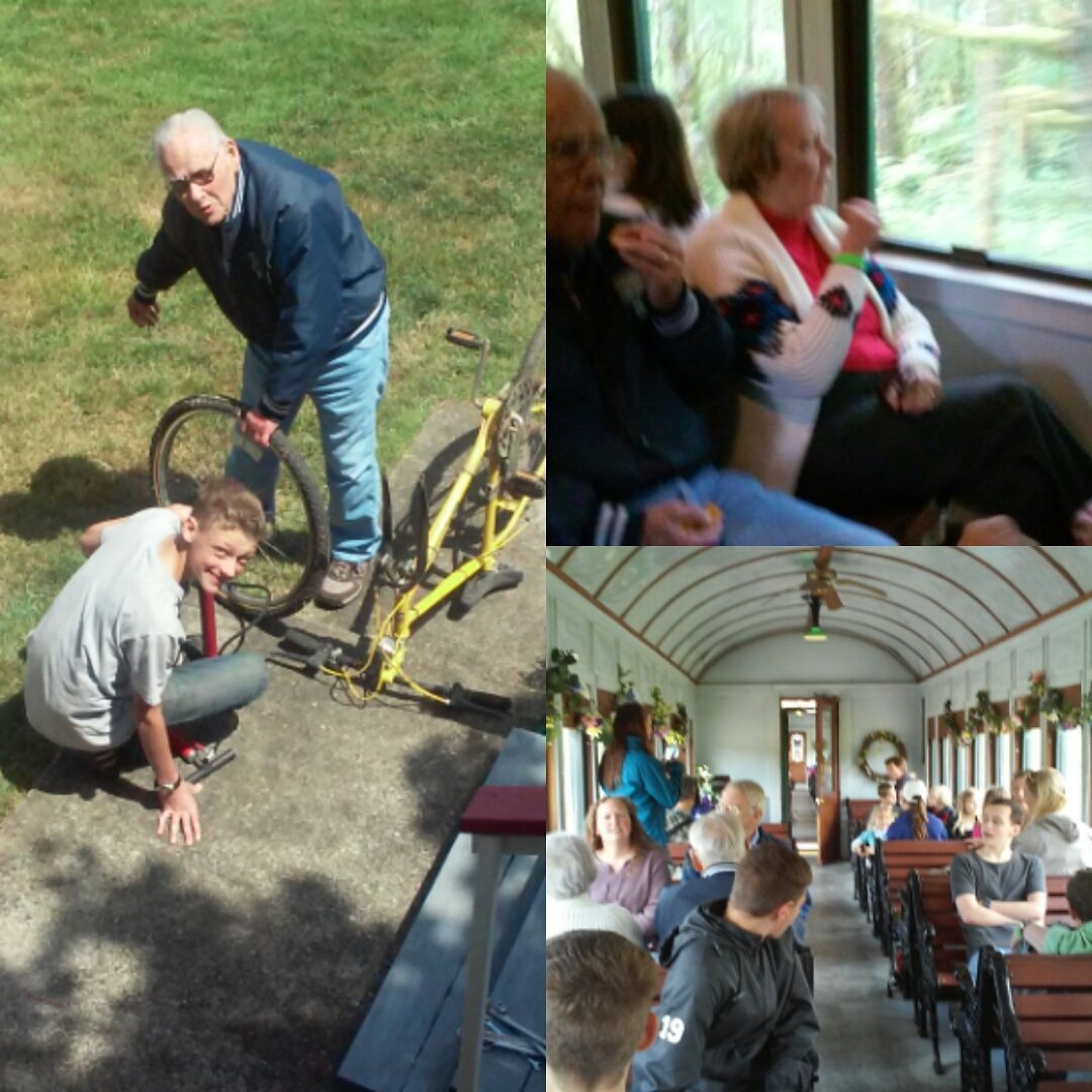 RobRobtay's tweet image. #greatgrandpa 90th birthday.  #birthday in the cascades.