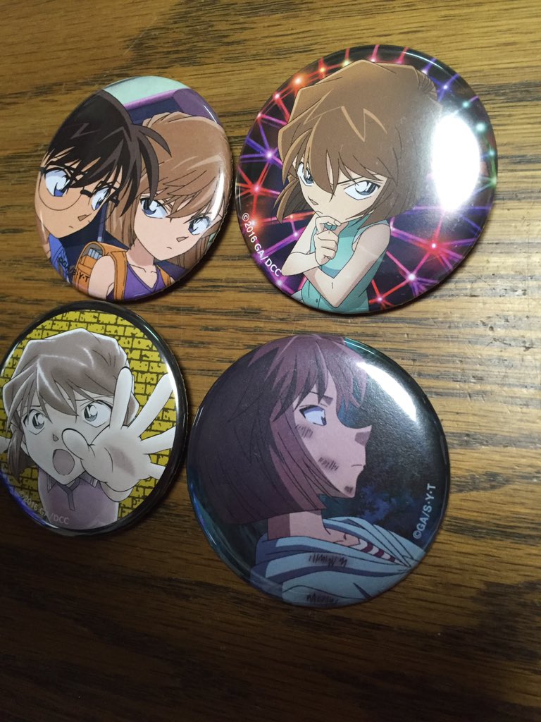 名探偵コナン赤井秀一安室透缶バッジ純黒の悪夢ラフォーレ原宿