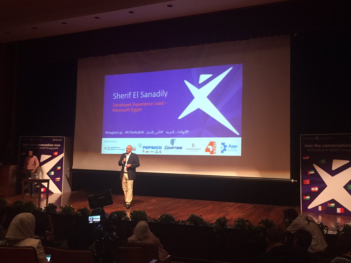 Techonefive's tweet photo. بداية فعاليات #النهائيات_العربية
#كأس_التخيل ٢٠١٦ في الجامعة الامريكية بالقاهرة
#ImagineCup
#ICPanArab16 https://t.co/LyDzfw6hyF