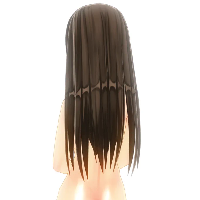 【MOD配布:カスタムメイド3D2】短くしたサラツヤロングです。欲しい方は下のリンクからダウンロードしてください。カスタムメイド3D2 #CM3D2 