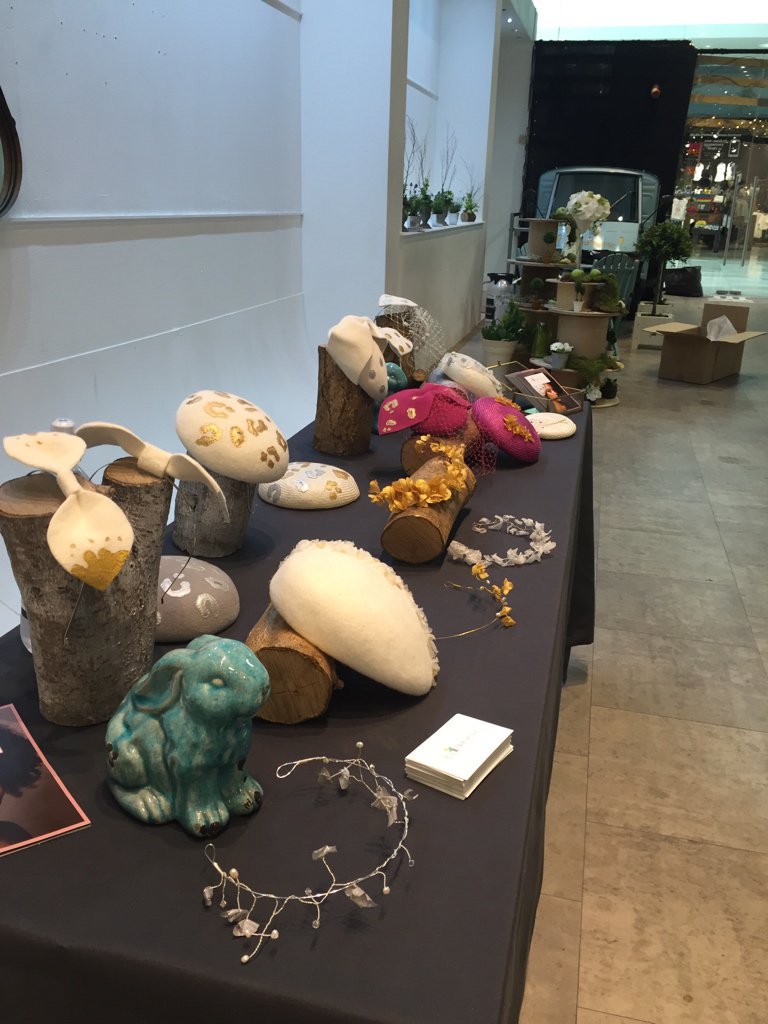 <a href="/eandwfestival/">E&W Wedding Festival</a>  in <a href="/StDavidsCardiff/">St David's Cardiff</a> today and tomorrow you can try my hats and hair vines #bridal #cardiff