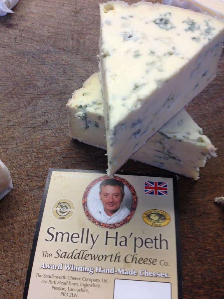 SeanWilsonChef's tweet photo. I will be selling "Smelly Ha'peth" 
In Manchester "Triangle" 
Selfridges area
Today with all my other Lancashires 👍 https://t.co/mtvZZKNR9q