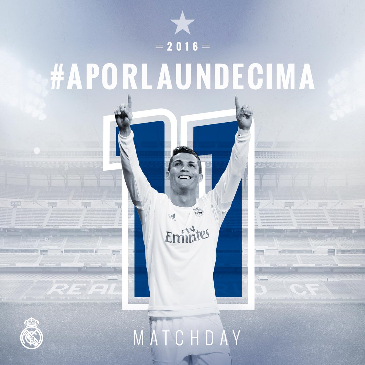 realmadrid's tweet photo. ¡Buenos días! ¡Día de partido! 🌄

⚽ Champions League Final
🆚 Atlético de Madrid
⌚ 20:45h
📍 San Siro

#APorLaUndecima https://t.co/PU3wqpFRCg