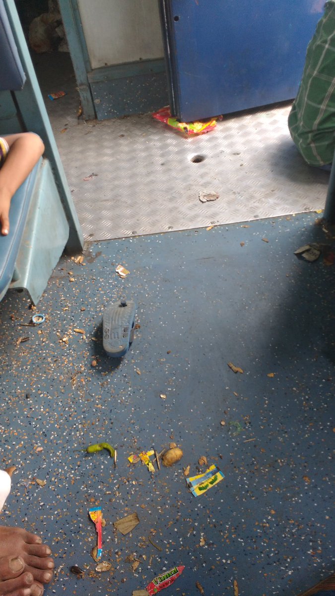 thepratikk's tweet photo. @sureshpprabhu Is the clean campaign only for the elite class ??
#generalclass #PaschimExpress 12926. @RailMinIndia https://t.co/89tf6qjdMb