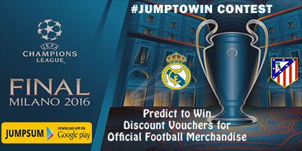JumpSum's tweet photo. As good as Paul The Octopus?
Then Predict the scoreline for #RMVSATM
Use #JumptoWin
#ContestAlert #ContestIndia https://t.co/QHHhANV5F3