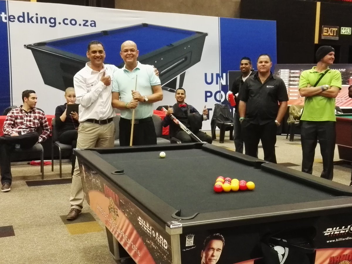 UnitedPool's tweet image. Well done to Patrick Adriaase winning the Arnold Classic Championship table signed by, Arnold Schwarzenegger!!