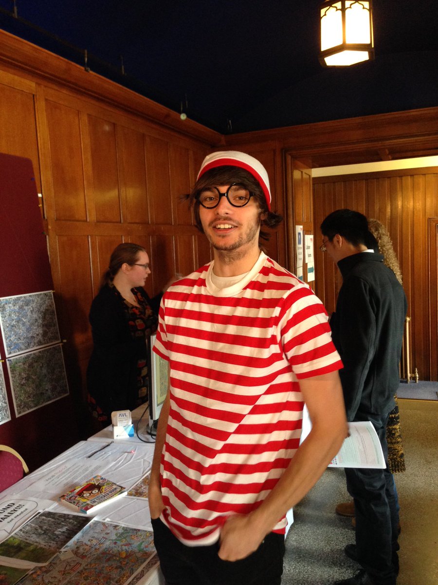 Public engagement - or an excuse to dress up my friends as Wally? #cantitbeboth? #avl #MayFest