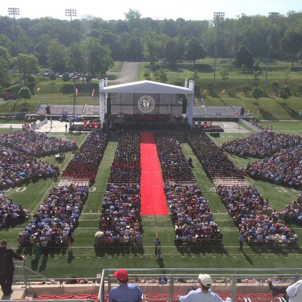 RPIAlumni's tweet image. The members of #RPI2016 are seated and ready to graduate from the hallowed halls of @rpi! #RPIcommencement