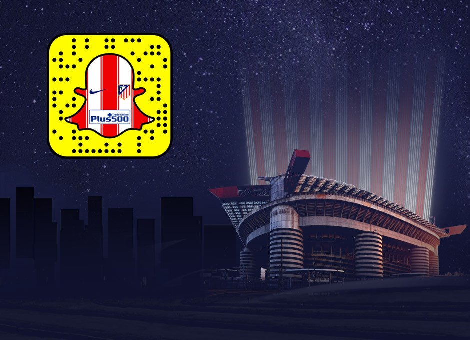 Atleti's tweet photo. SNAPCHAT. ¿Aún no nos has añadido? ¿A qué esperas? Te contamos la final desde otro punto de vista en 'atleti'. 📱😎 https://t.co/JR3GPGdfdP