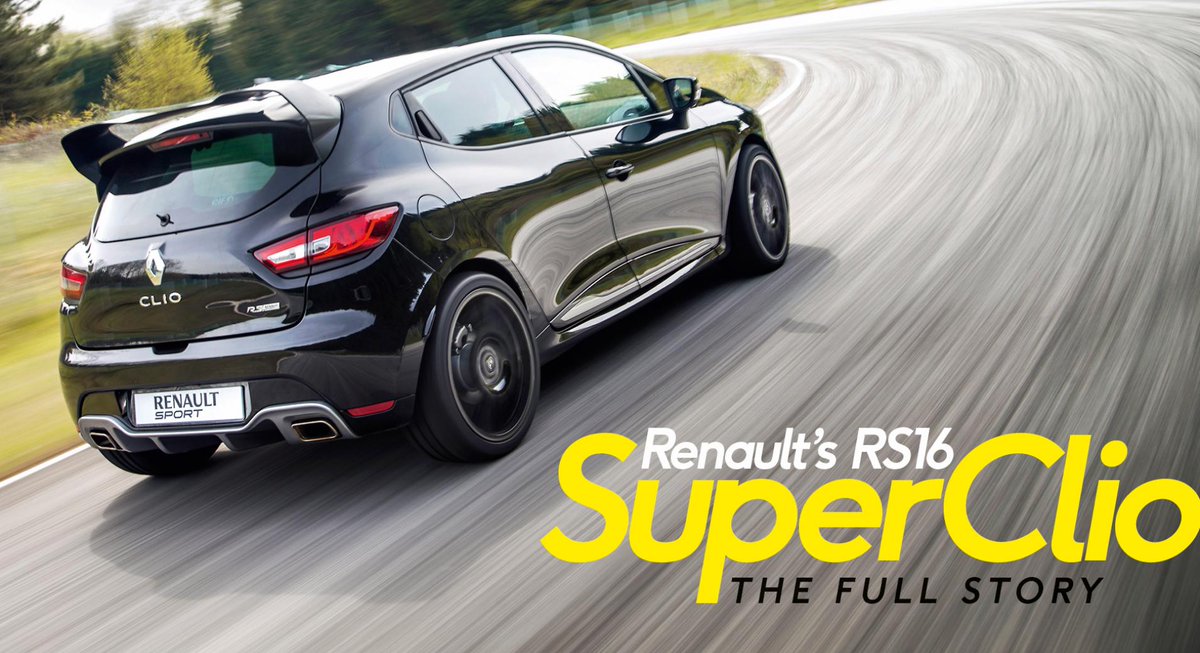 BBC_TopGear's tweet photo. Here’s the full story on the ’Super Clio’, Renault Sport’s fastest ever car: the RS16
https://t.co/fFGyd8wySL https://t.co/QhBbmxBi2Z