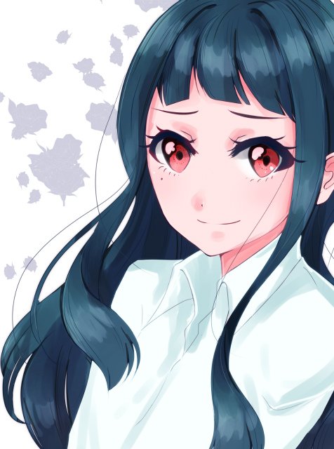 よりこさんがTwitterに投稿した天堂寺ムスビ(ゾンビランドサガ)のイラスト。