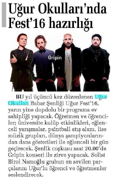 Uğur Okulları'nda Uğur Fest'16 hazırlığı <a href="/EgeliSabah/">Egeli Sabah</a>