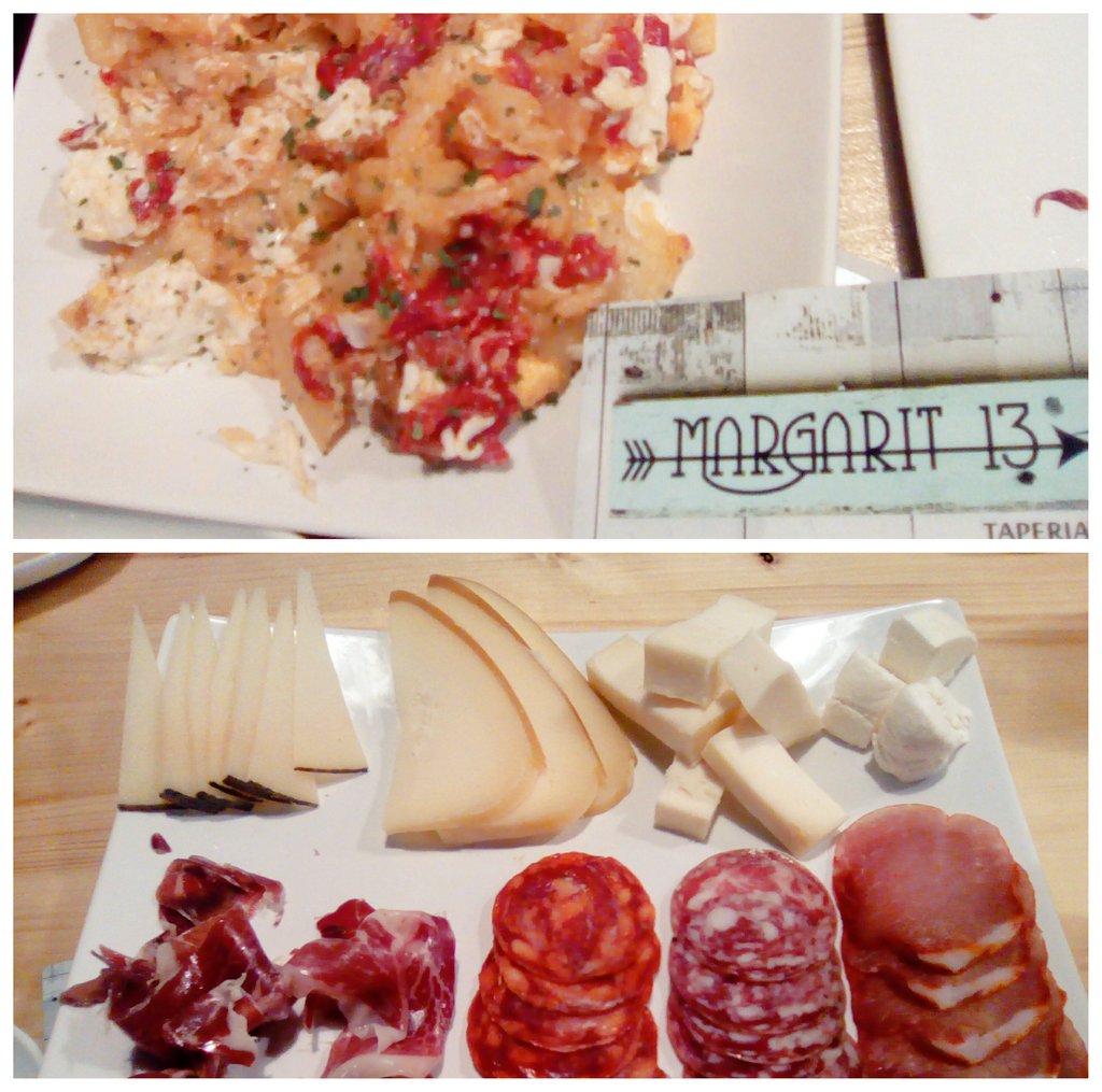 Ayer fue de tapas en Margarit 13, ¡Deliciosa comida y servicio excelente! #BCN #tapas #poblesec