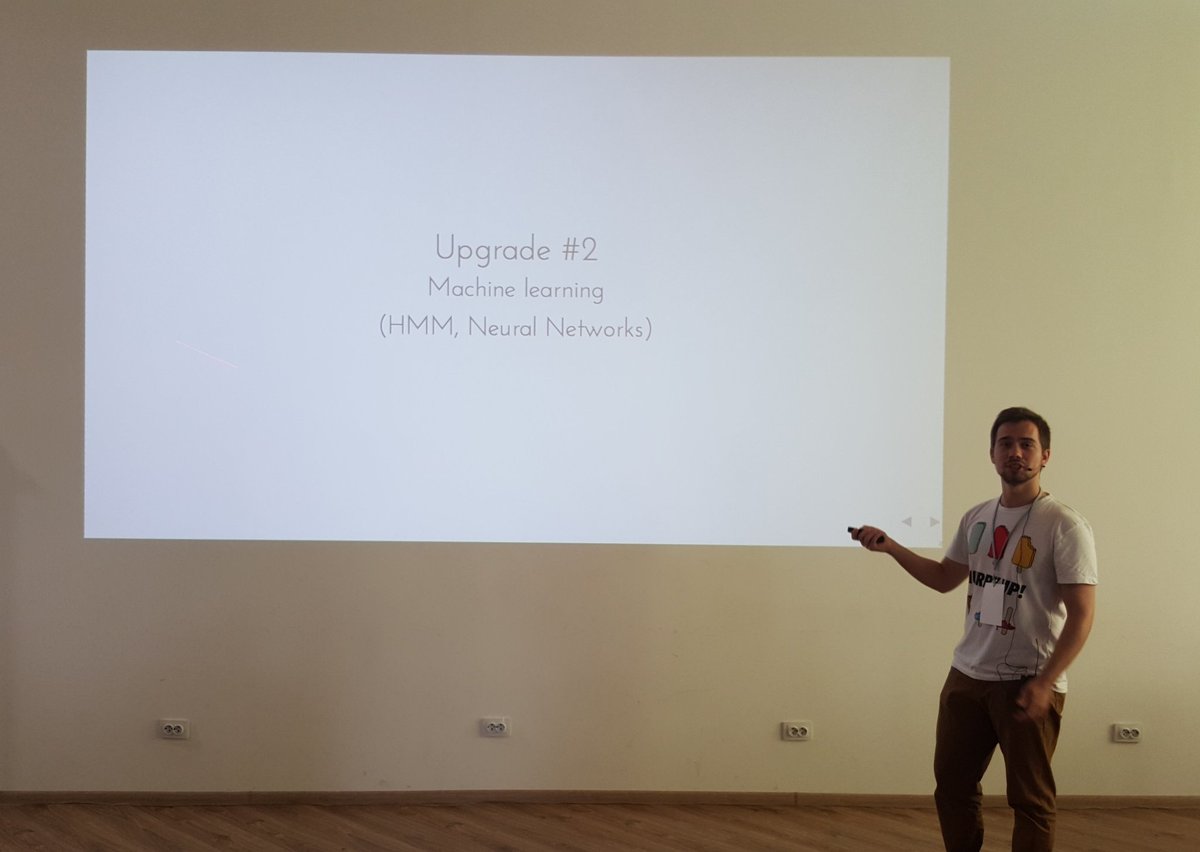 _termosa's tweet image. @markbaraban talks about #Bot Driven Development at @KirovohradJS
#KirovohradJS