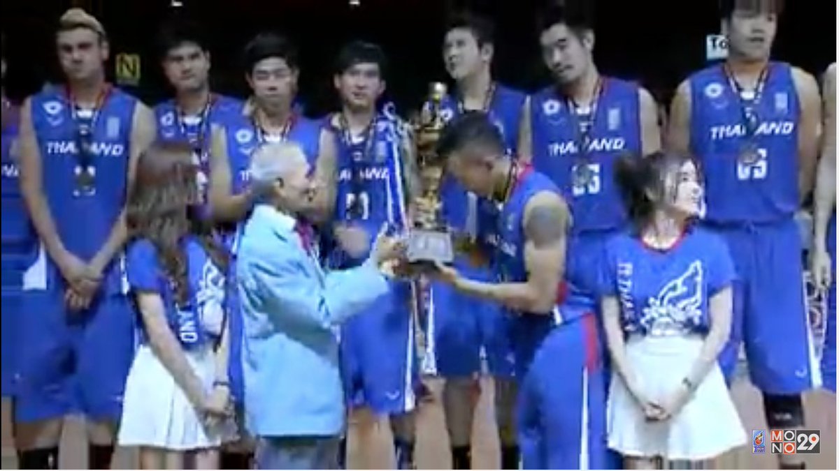 Thailand with the silver #SEABA2016